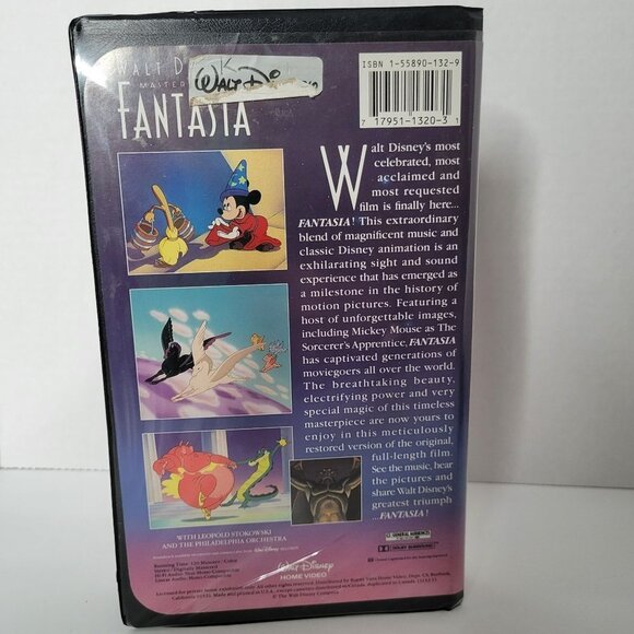 Walt Disney Masterpiece Fantasia VHS - Picture 3 of 5